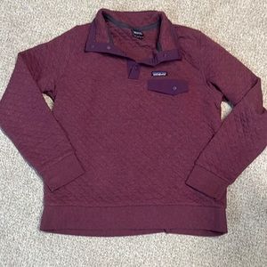 Quilted Patagonia Pullover.